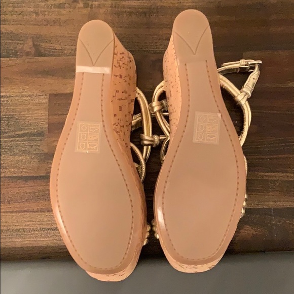 Prada Strappy Knot Cork Wedge Sandal, Cannella - Picture 2 of 8